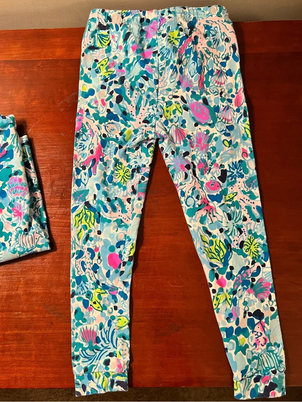 Lilly Pulitzer Dive Bar long pajamas girls size 4